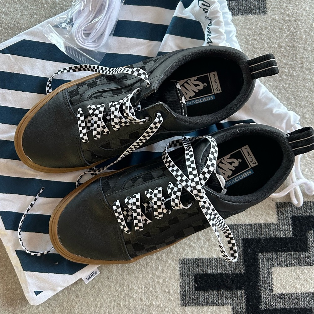 Custom Vans Old Skool MTE-1 PT Checkered